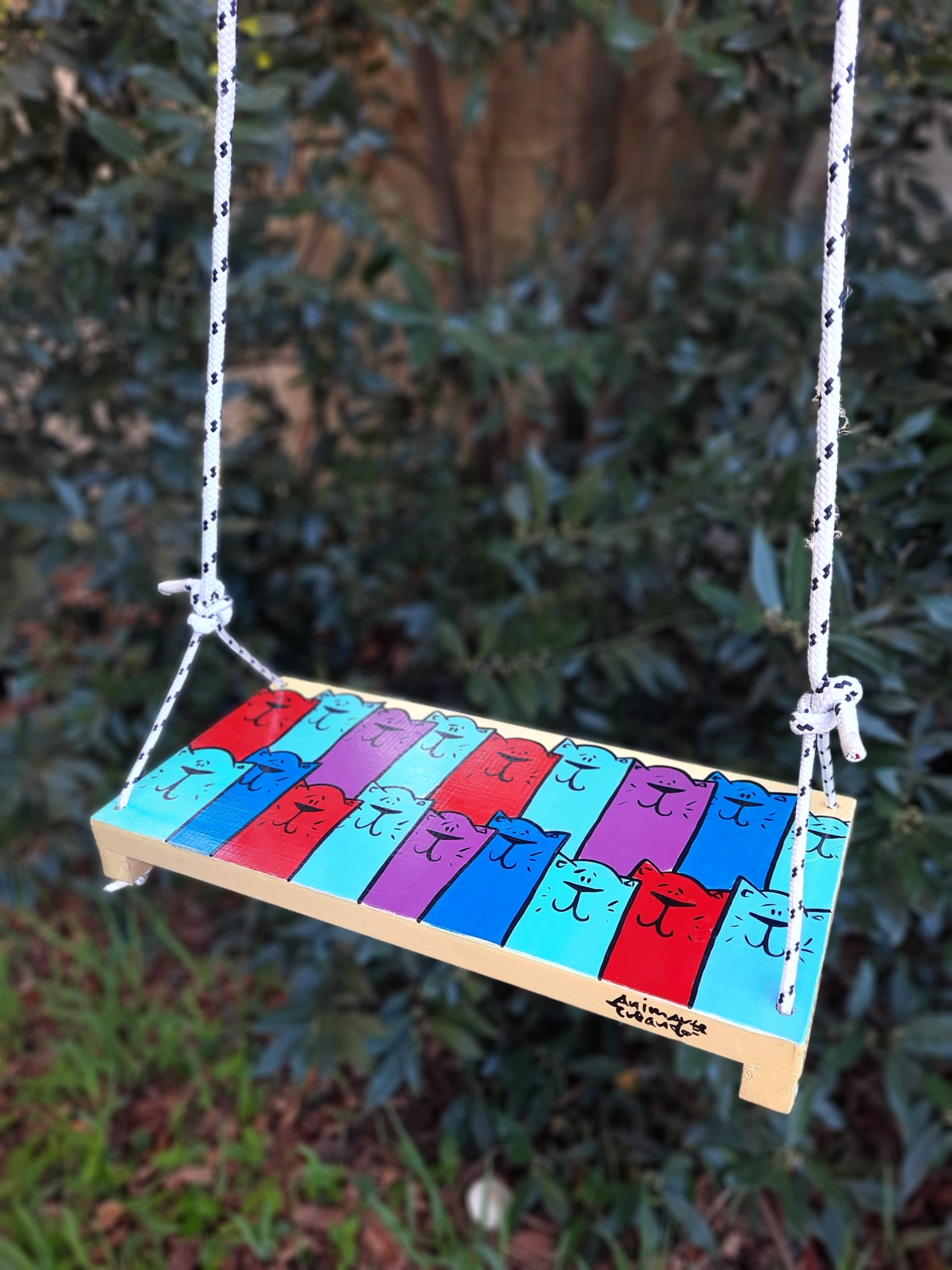 Hamaca infantil rectangular gatitos - Imagen 2